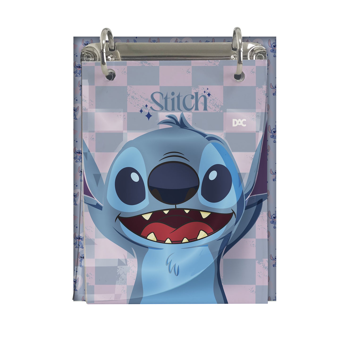 Caderno Argolado Mini - DAC - Stitch- Vertical