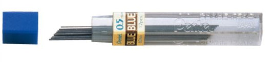 Grafites 0.5mm - Pentel - Azul 1 Tubo com 12 unidades