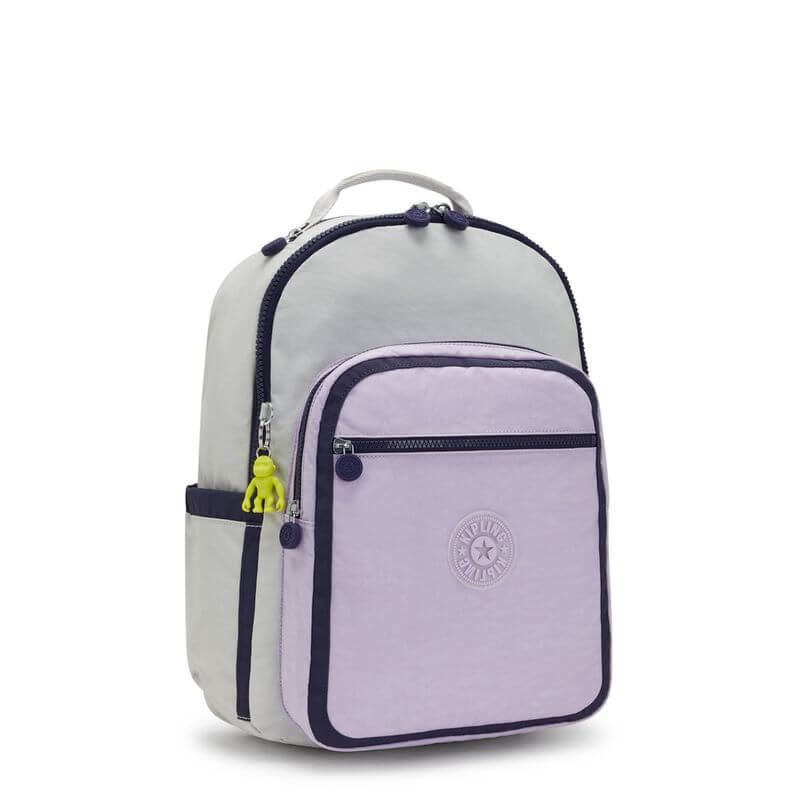 Mochila Seoul - Kipling - Grey Lilac Bl