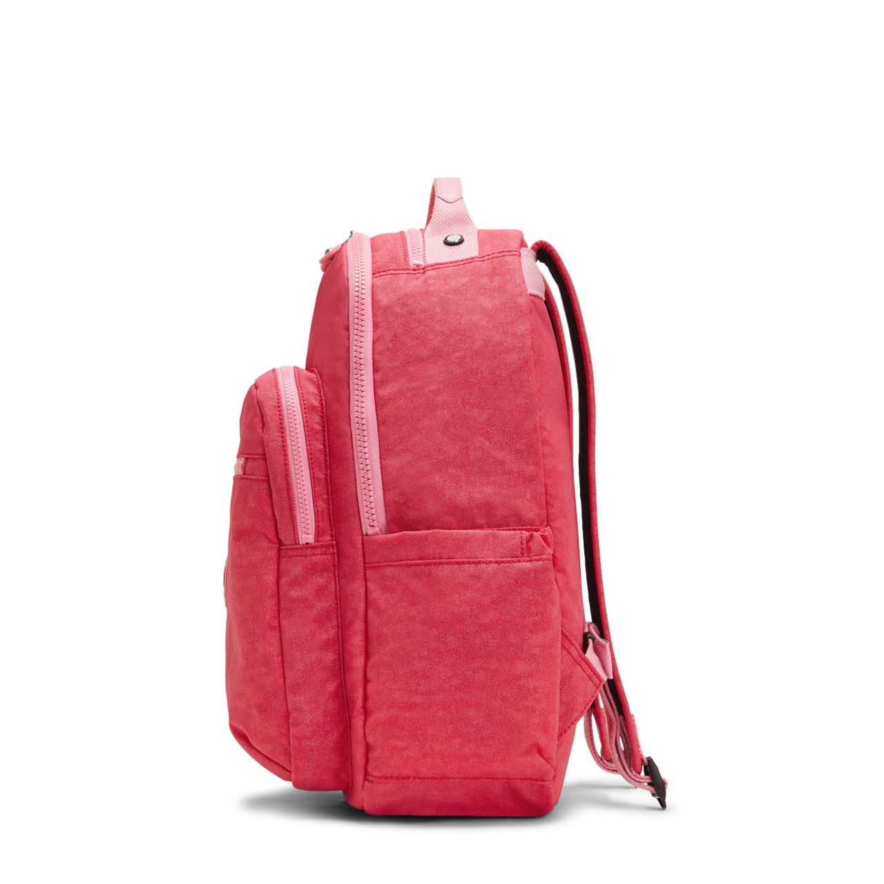 Mochila - Kipling - Seoul Rosa Fuchsia Glitter