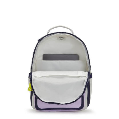 Mochila Seoul - Kipling - Grey Lilac Bl