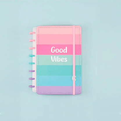 Caderno A5 - Caderno Inteligente - Good Vibes By Indy 80 Folhas 90g/m²