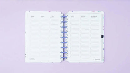 Planner Permanente - Caderno Inteligente - Lilac Fields By Sof 104 Folhas 120g/m²