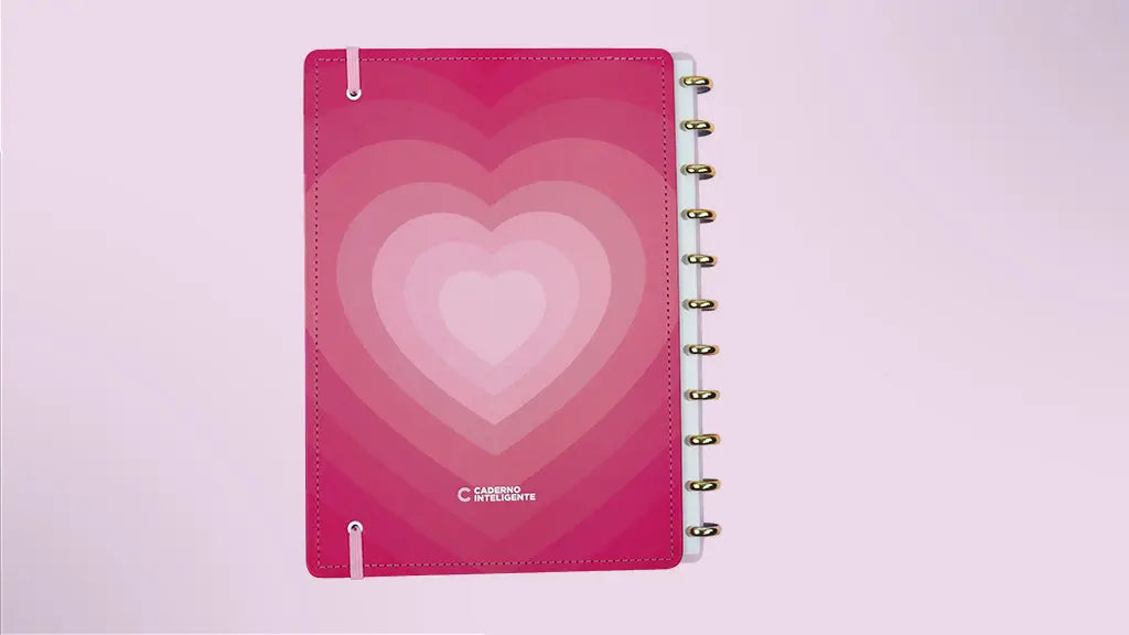 Caderno Grande - Caderno Inteligente - Golden Love 80 Folhas 90g/m²