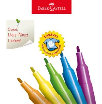 Canetinha - Faber-Castell  - 12 Cores