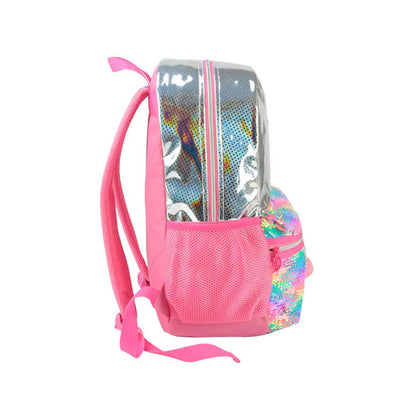 Mochila - Luxcel - Barbie Metálica c/ Paetês