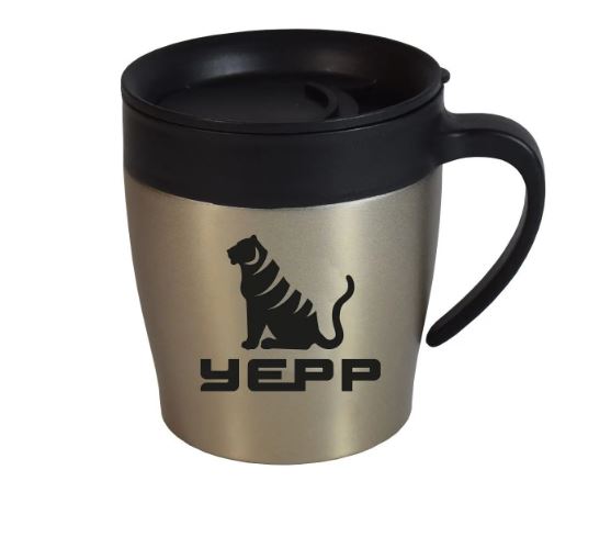 Caneca Térmica - Yepp - Aço Inoxidável 300ml  com Colher