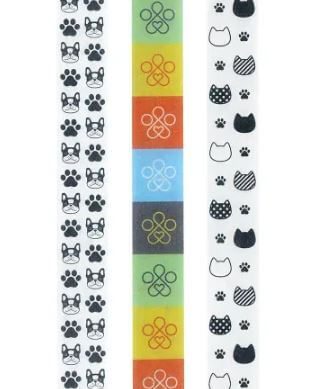 Washi Tape - BRW - Pet Best Friend Blister c/ 3 Unidades