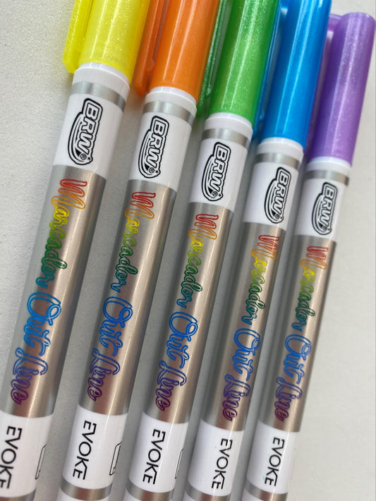 Marcador Artístico Outline - BRW - Evoke