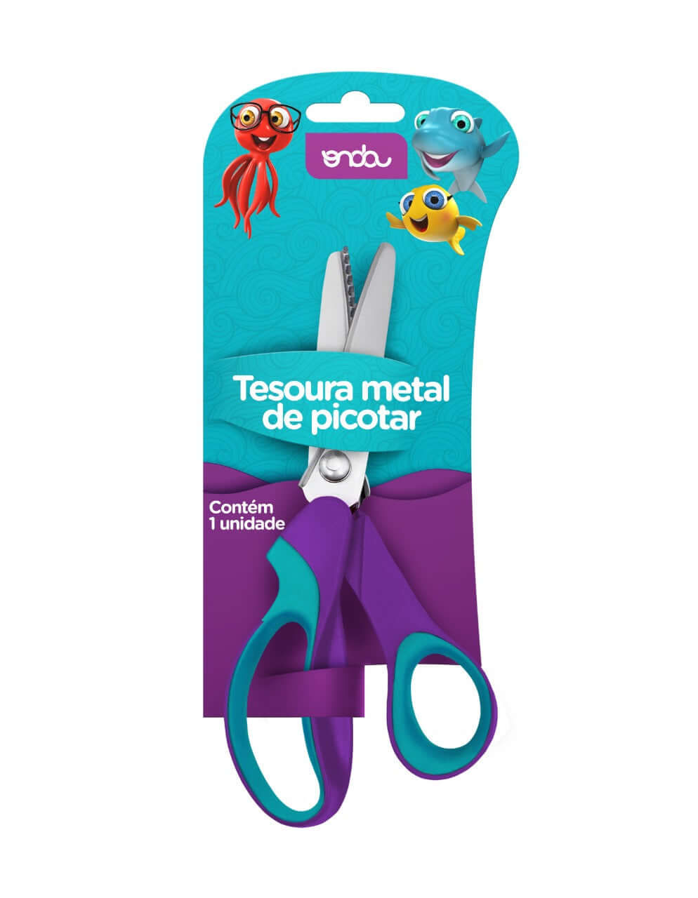 Tesoura - Onda - Metal Picotar 23cm