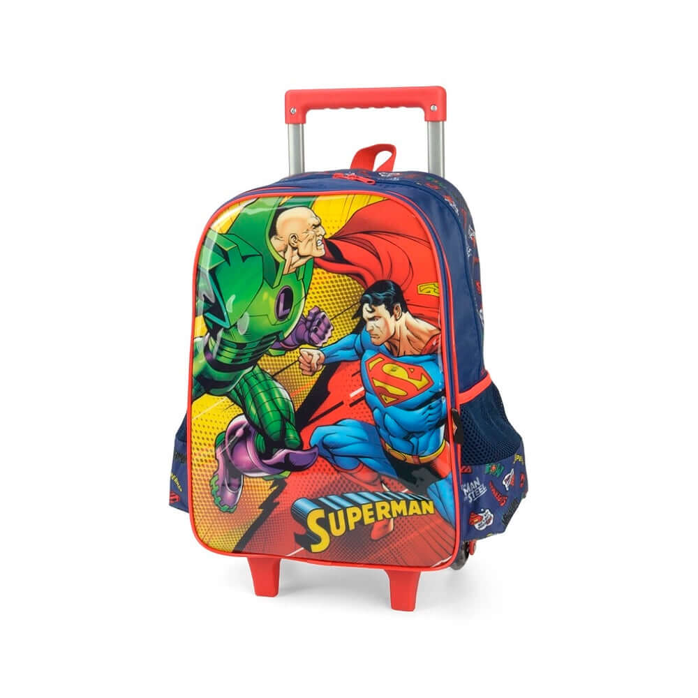 Mochila com Rodinhas - Luxcel - Super-Homem Azul