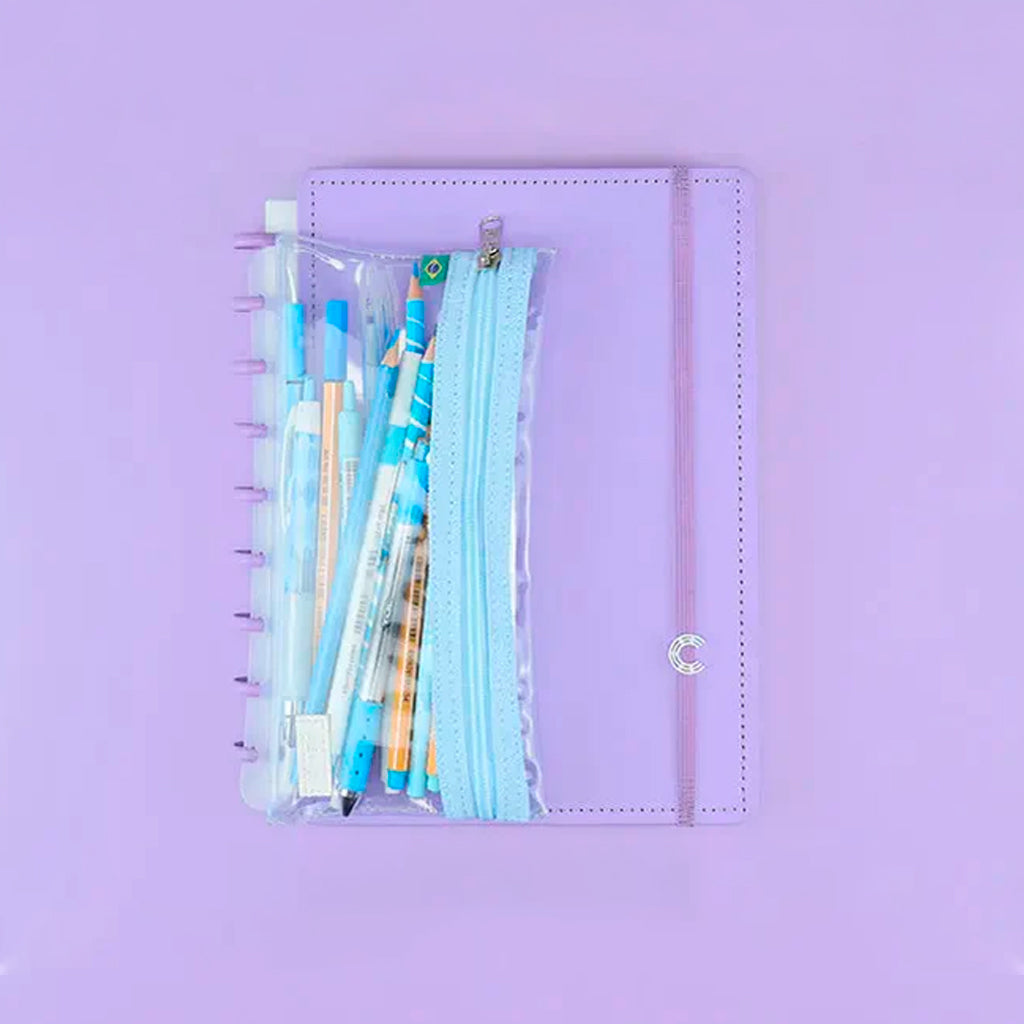 Estojo Inteligente - Caderno Inteligente - Crystal Baby Blue