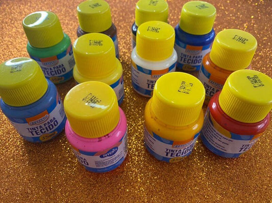 Tinta para Tecido 35ml BRW - ideal para tie dye!