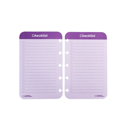 Checklist - Caderno Inteligente - 85mm x135mm 40 Folhas 120g/m