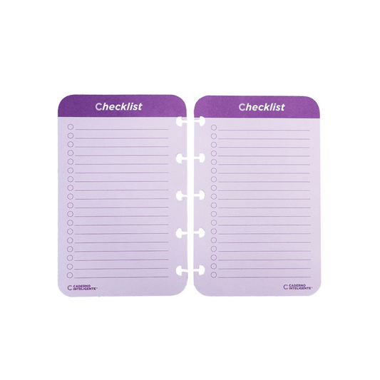 Checklist - Caderno Inteligente - 85mm x135mm 40 Folhas 120g/m