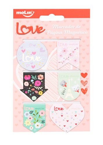 Marcador de Página Magnético - Molin - 6un
