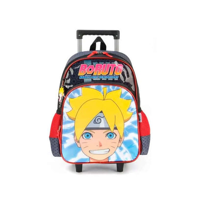 Mochila com Rodinhas - Luxcel - Boruto Preta