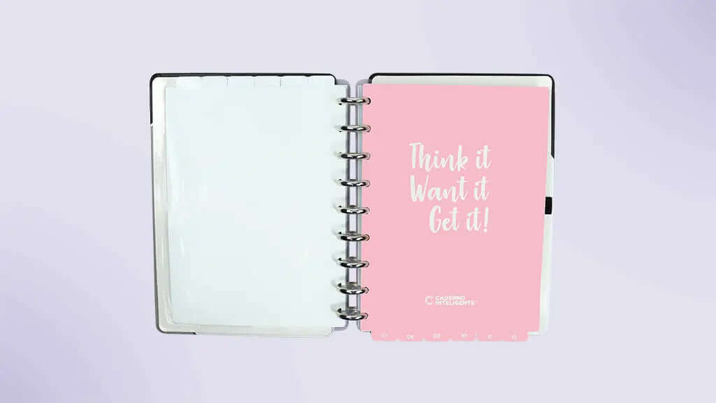 Planner Permanente - Caderno Inteligente - Grey Glam 93 Folhas 120g/m²