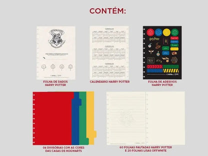 Caderno Grande - Caderno Inteligente - By Harry Potter 80 Folhas 90g/m²