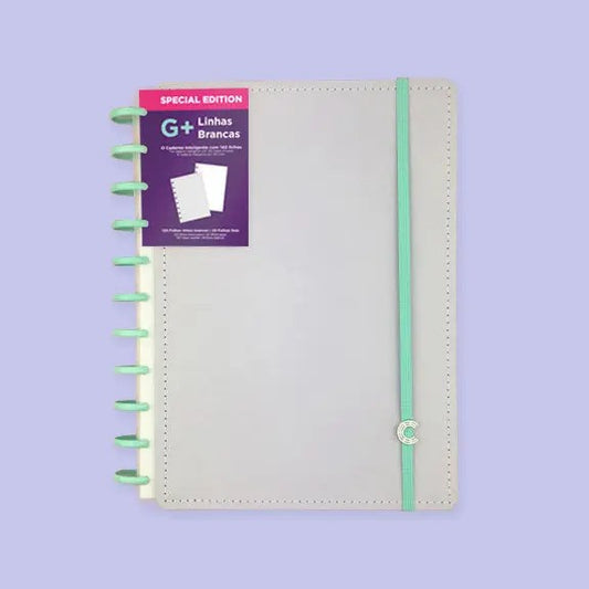 Caderno G+ - Caderno Inteligente - Lalalilás Linhas Brancas Edição Especial 140 Folhas 90g/m²