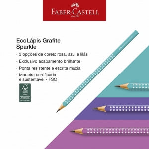 Lápis Eco - Faber-Castell - Sparkle
