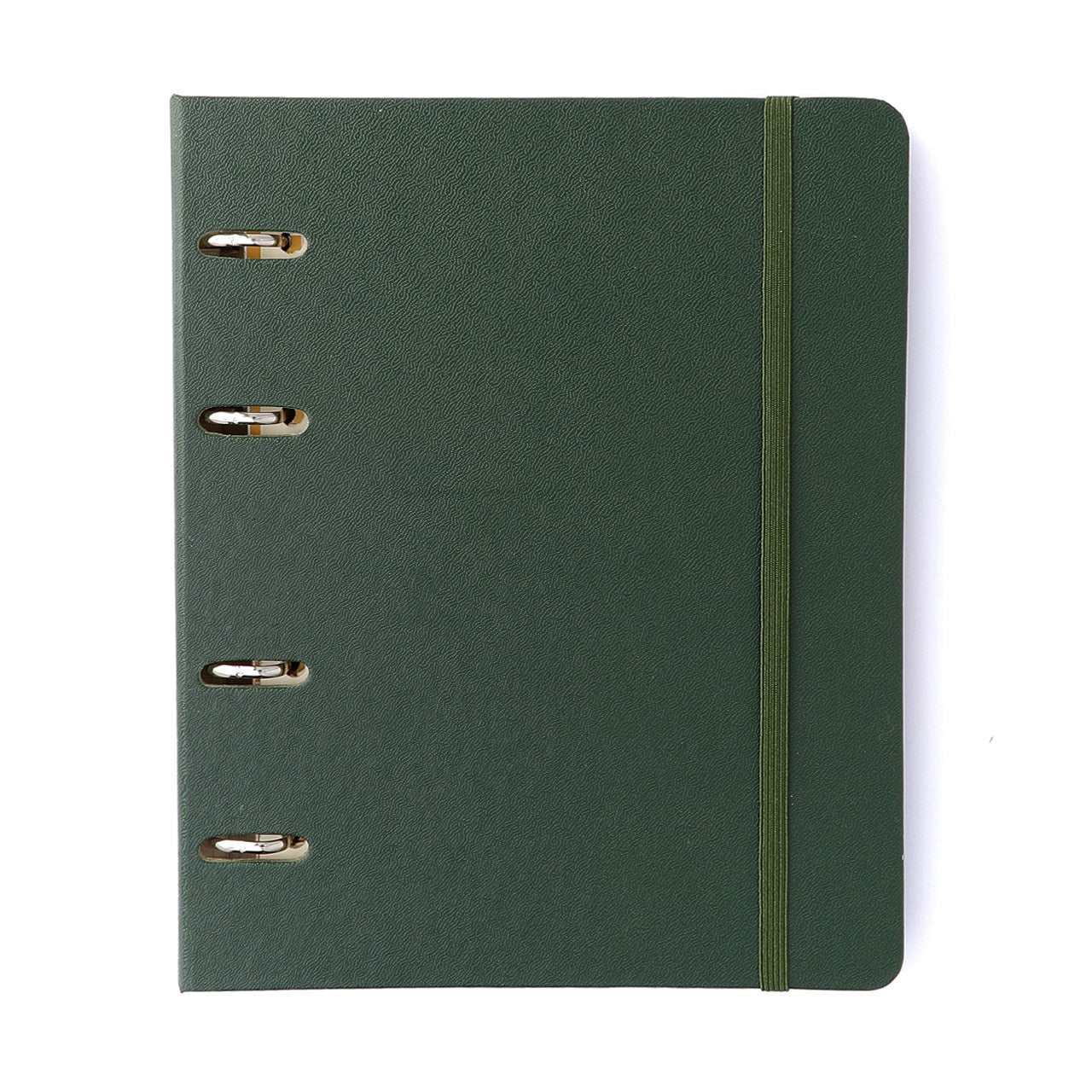 Caderno Criativo Argolado - Cícero - Office Duo Clássica Pautado & Pontado A5 Verde Oliva