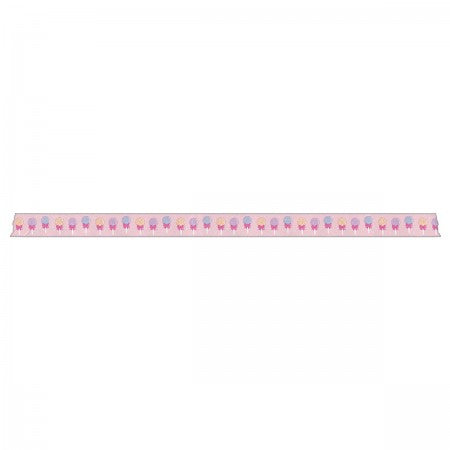 Mini Washi Tape - Tilibra - Candy 5 Rolos 12mmx3m c/ Dispenser