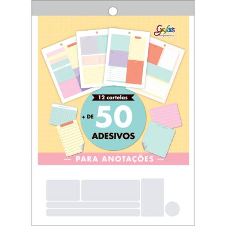 Bloco de Adesivos - Tilibra - 50+ Adesivos Decorativos