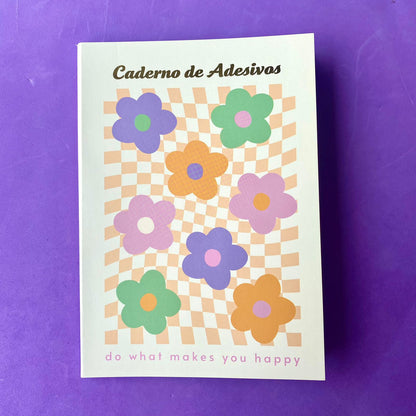 Caderno de Adesivos- Molin- Love Daisy 16 Páginas